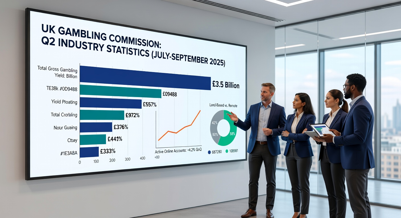 Graph illustrating stable adult gambling participation rates in Great Britain at 48%